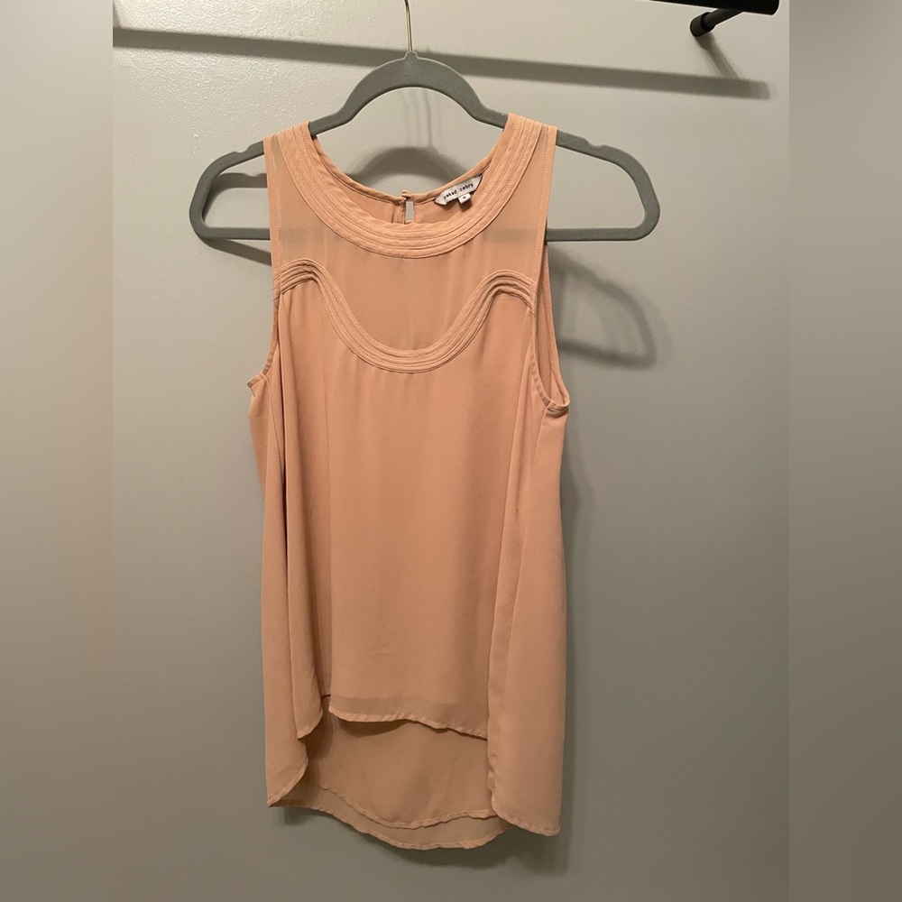 Naked Zebra Light Pink Sleeveless Blouse
